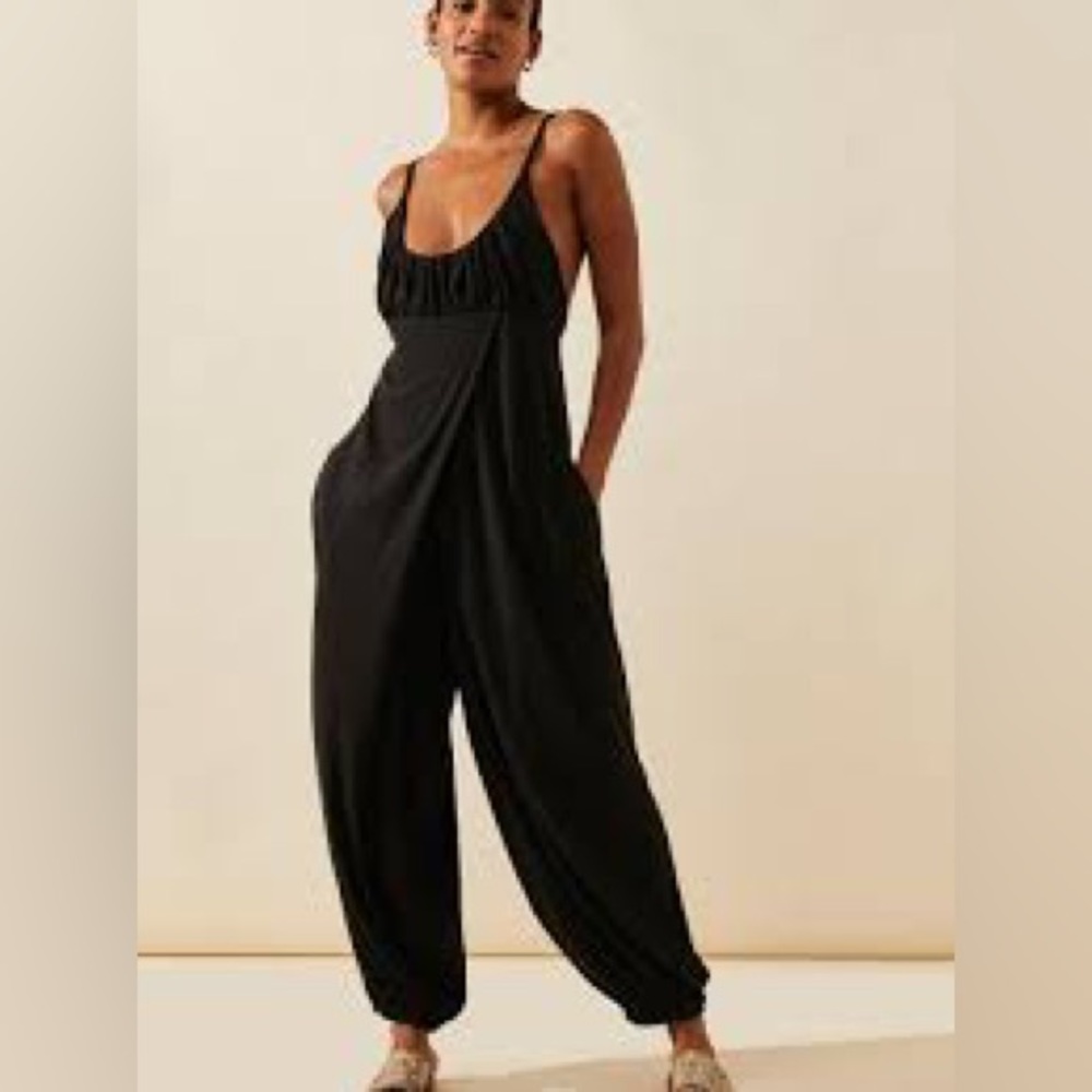 Free People Black Jumpsuit